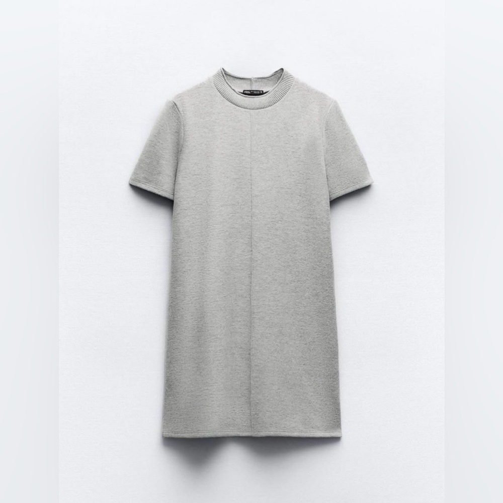 Zara Light Gray Mini Dress